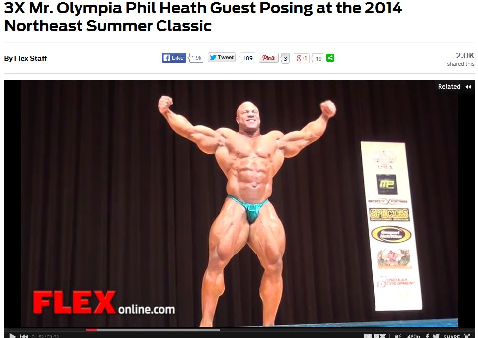 Phil Heath Guest Posing In Great Shape At NPC Southern California - YouTube